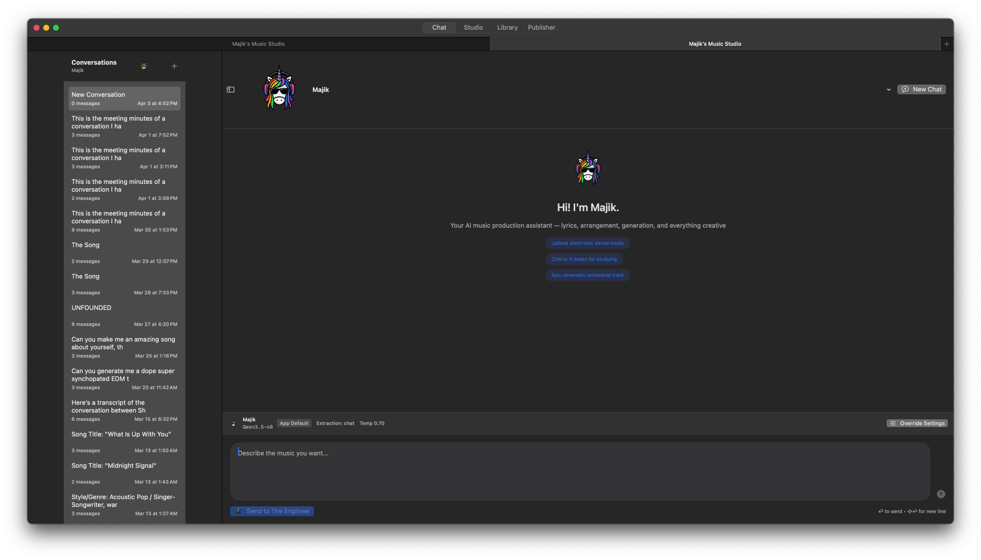 Chat Sidebar