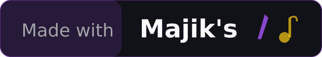 Made with Majik's (light variant)
