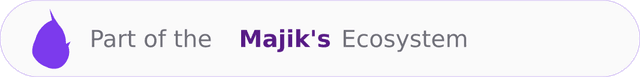 Part of the Majik's Ecosystem (dark variant)
